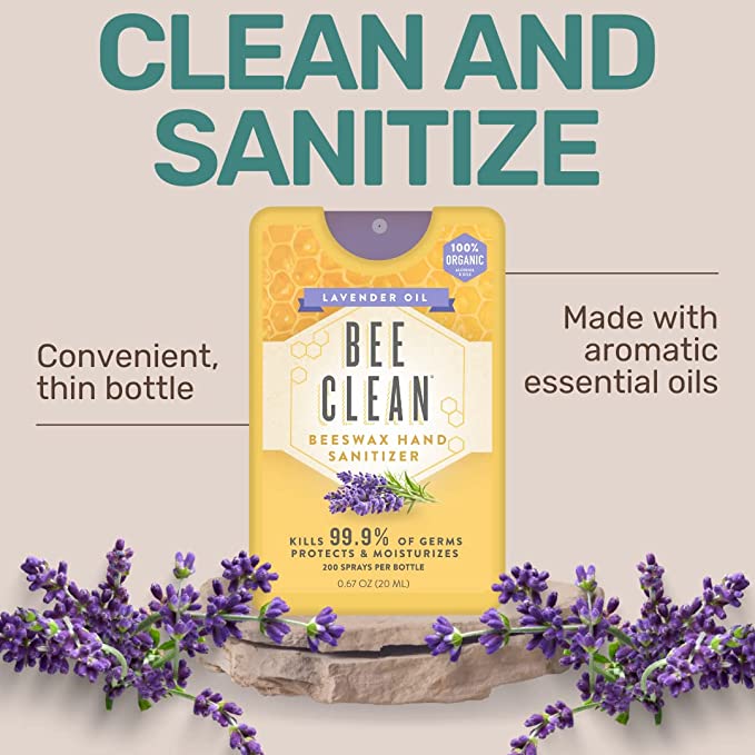 Bee Clean Lavender Oil Hand Sanitizer